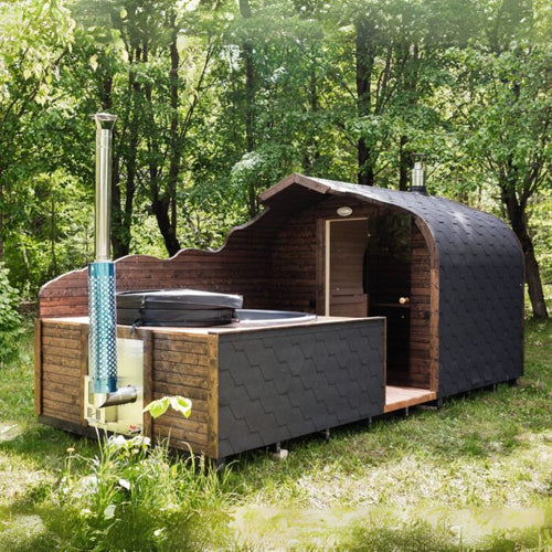 2in1 IGLU sauna + Nordic Whirlpool