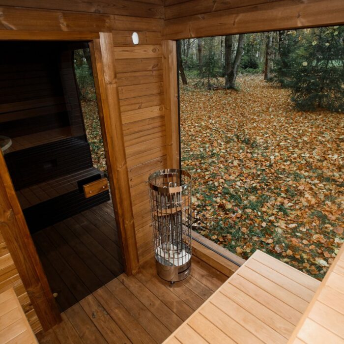 2in1 LUX sauna + Kaltwasserbecken