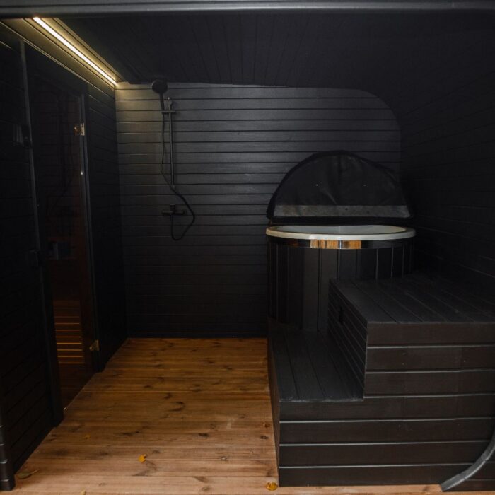 2in1 LUX sauna + Kaltwasserbecken