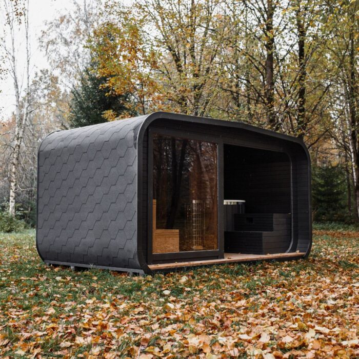 2in1 LUX sauna + Kaltwasserbecken