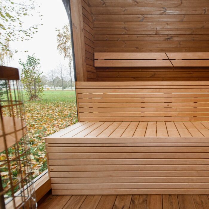 2in1 LUX sauna + Kaltwasserbecken