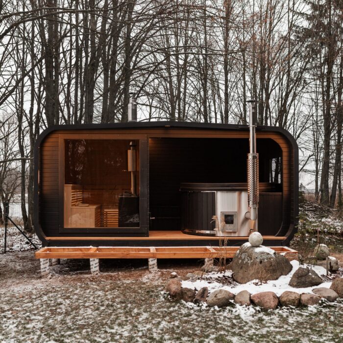 2in1 LUX sauna + Nordic Whirlpool