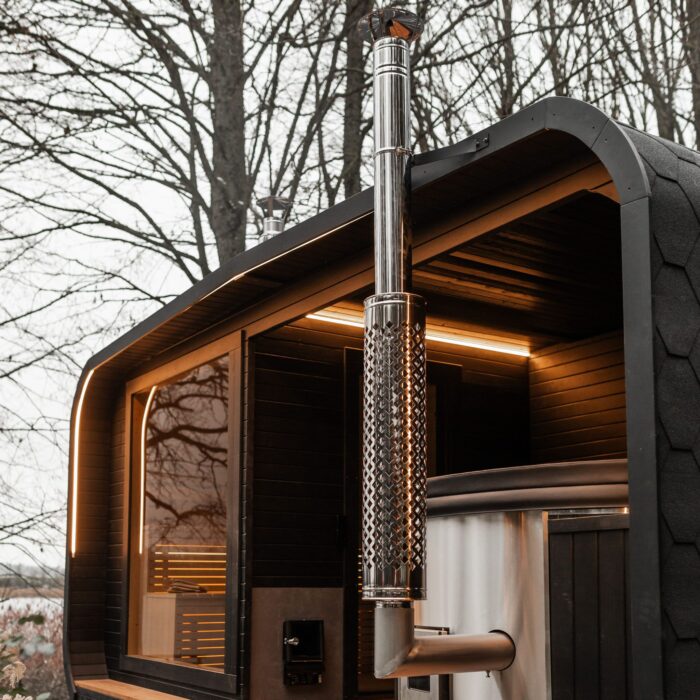 2in1 LUX sauna + Nordic Whirlpool