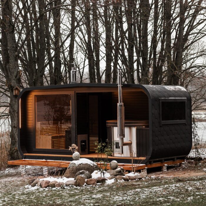 2in1 LUX sauna + Nordic Whirlpool