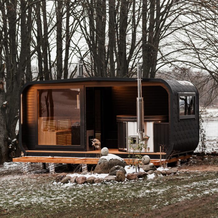 2in1 LUX sauna + Nordic Whirlpool