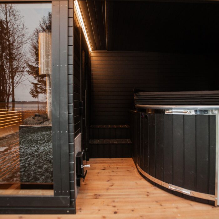 2in1 LUX sauna + Nordic Whirlpool