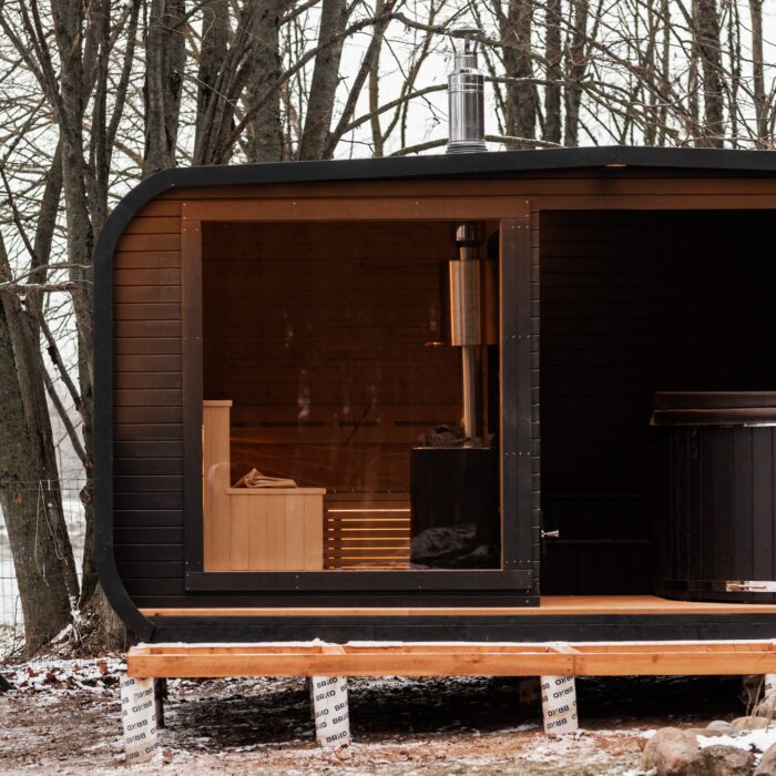 2in1 LUX sauna + Nordic Whirlpool