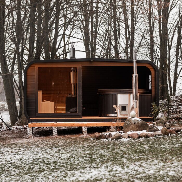 2in1 LUX sauna + Nordic Whirlpool