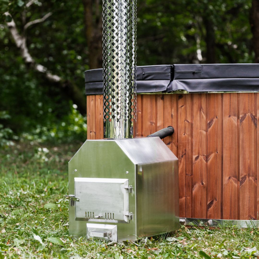 Whirlpool aus Glasfaser OFURO mit externem Heizsystem