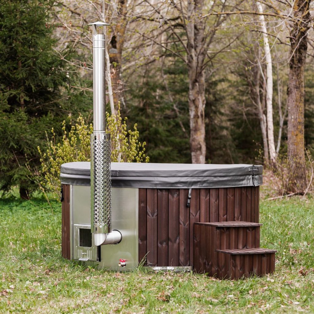 Whirlpool aus Glasfaser mit integriert Heizsystem