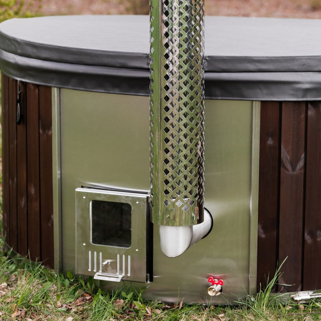 Whirlpool aus Glasfaser mit integriert Heizsystem