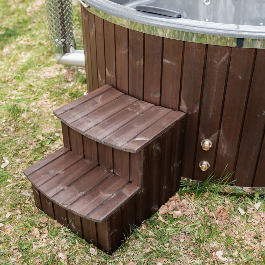 Whirlpool aus Glasfaser mit integriert Heizsystem