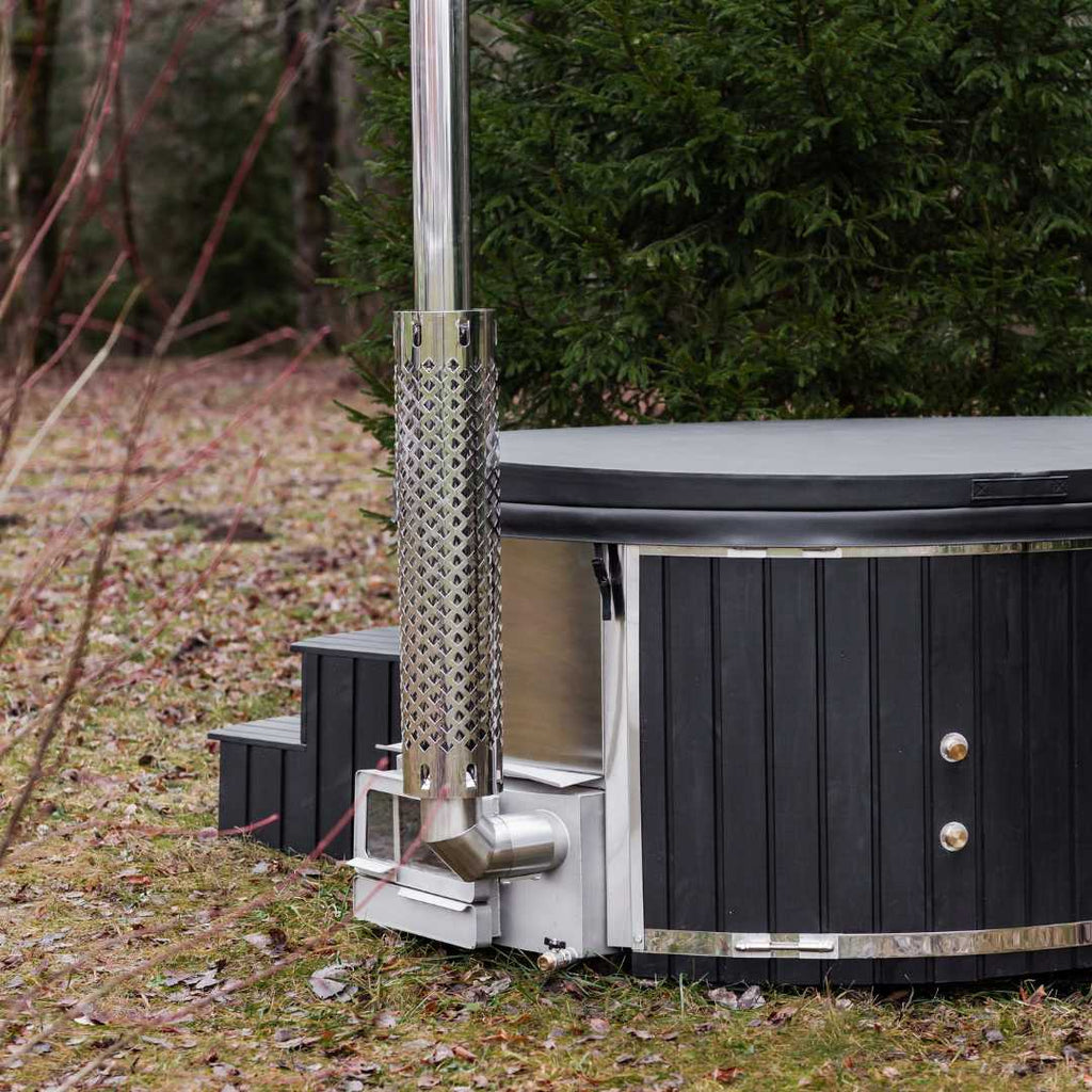 Whirlpool aus Glasfaser mit integriert Heizsystem HORIZON