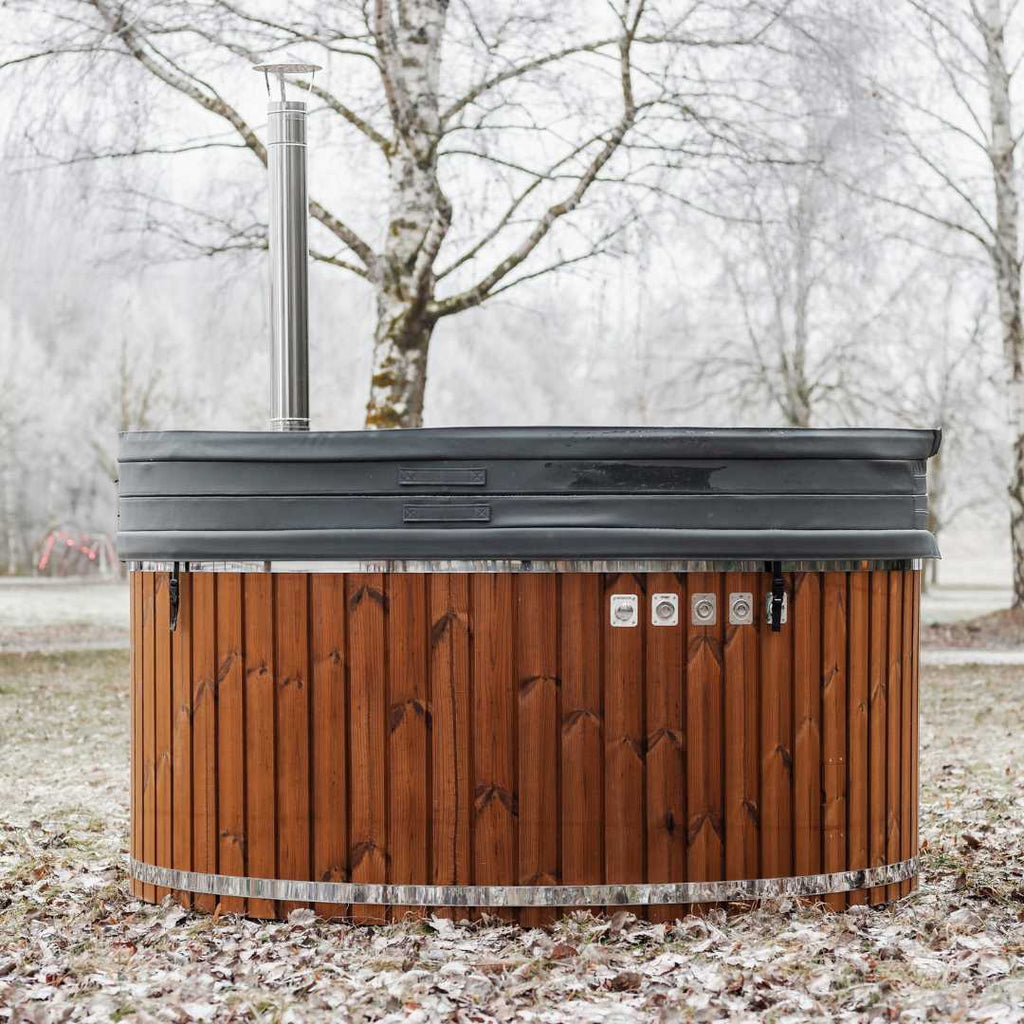 Whirlpool aus Glasfaser mit integriert Heizsystem HORIZON