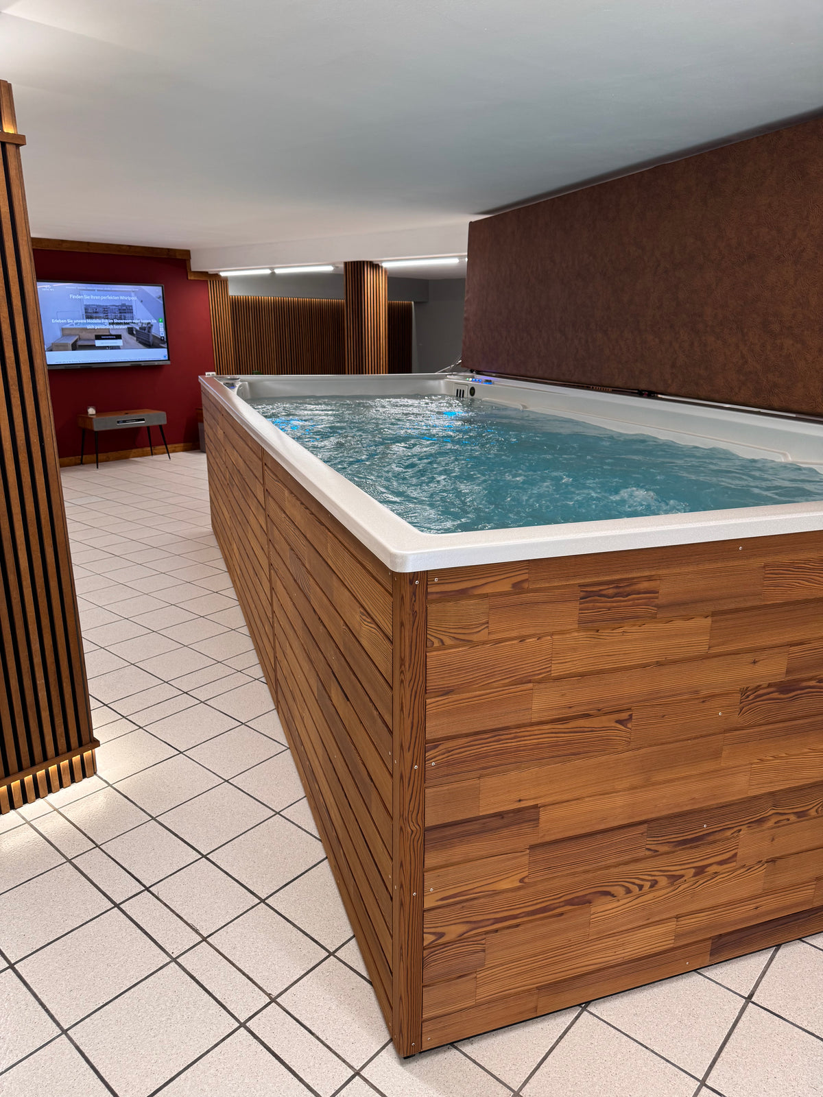 Atmosphäre im KRONE SPA Showroom