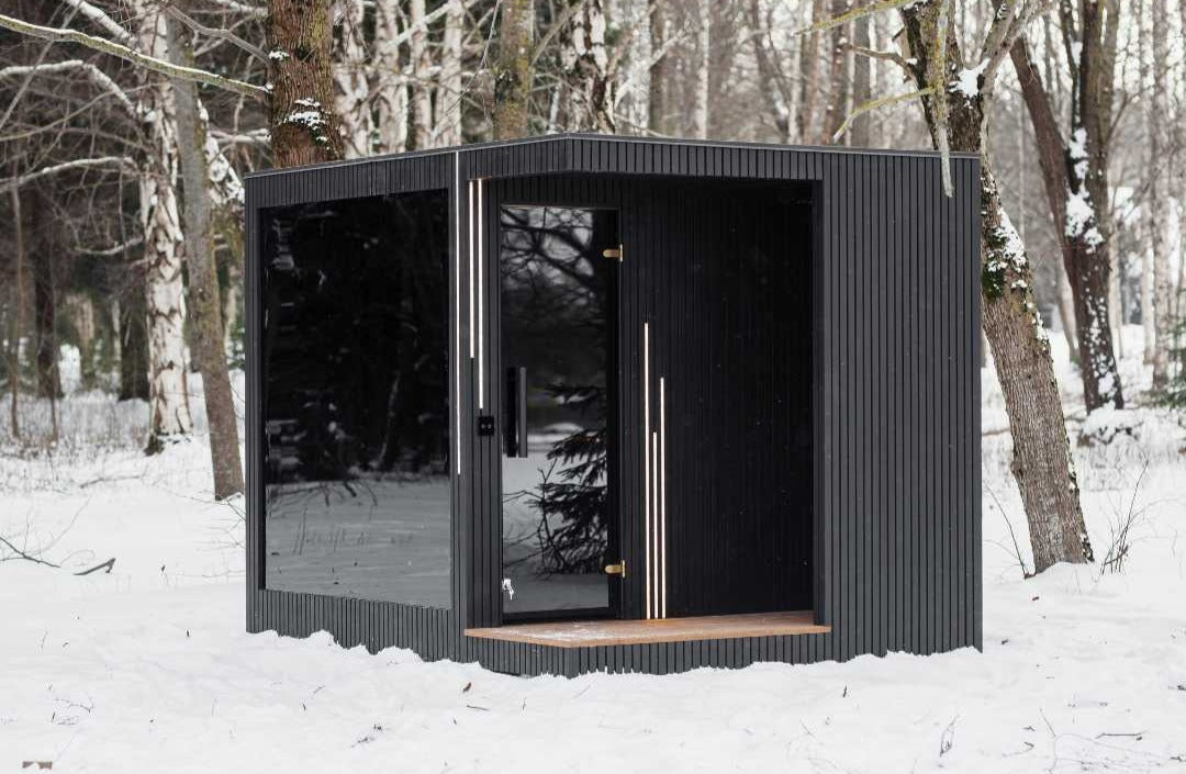 Moderne Premium Sauna für Garten und Zuhause